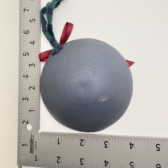 Rustic Welcome Christmas Tree Ornament Snowman Face Folk Art Cabin Decor 4 Inch - Picture 4 of 7